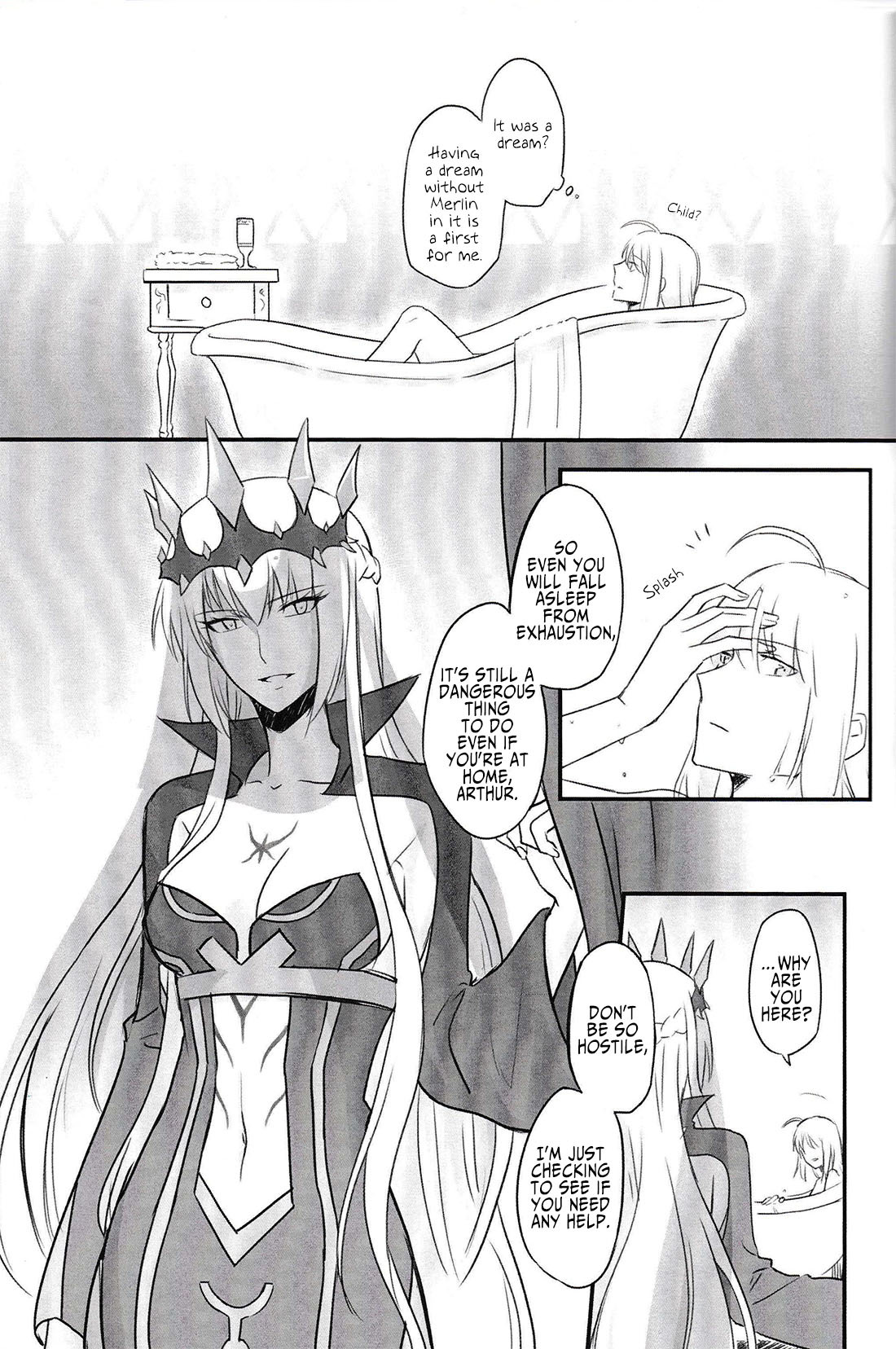 Fate Fanbook＃1 Artoria x Morgan