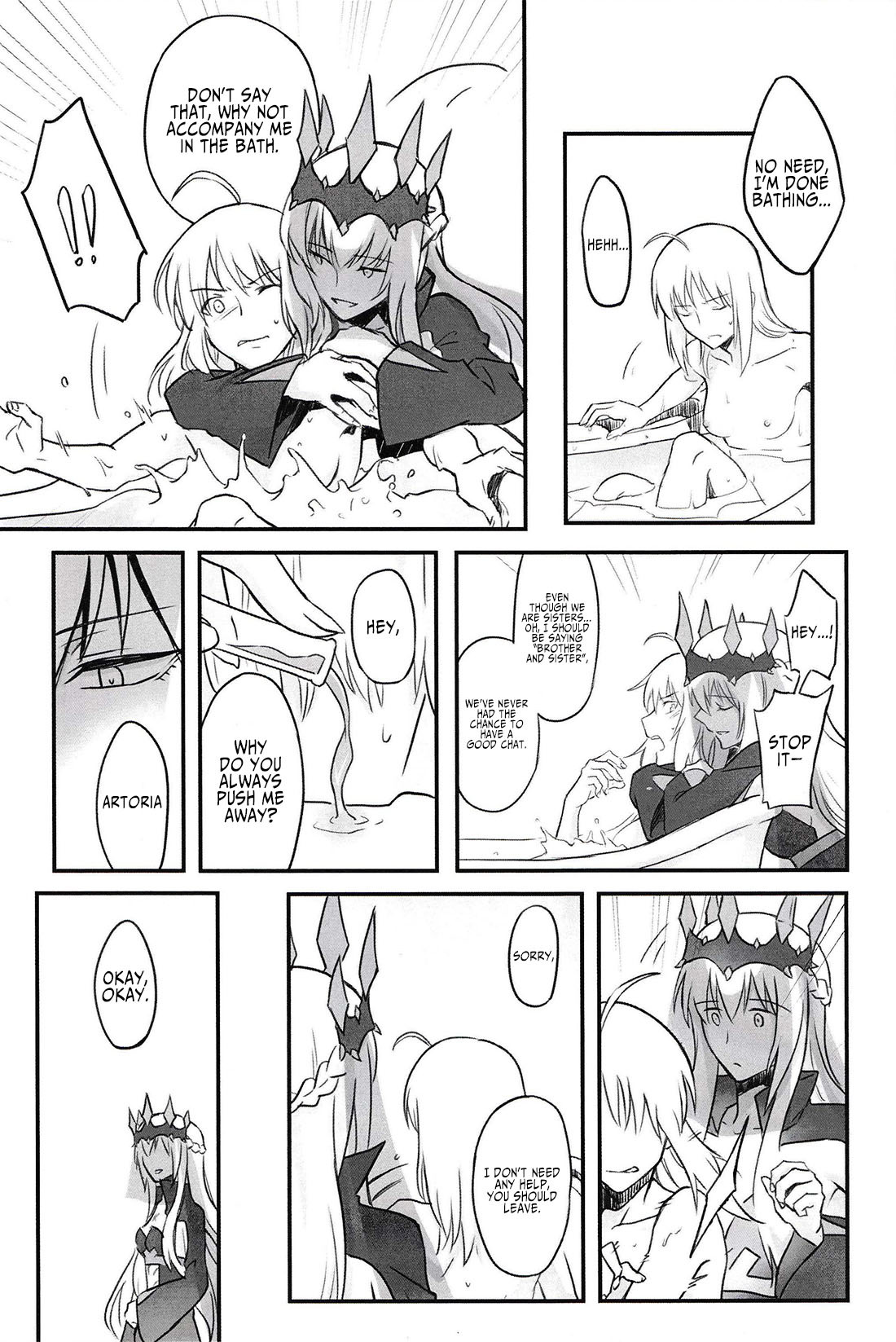 Fate Fanbook＃1 Artoria x Morgan