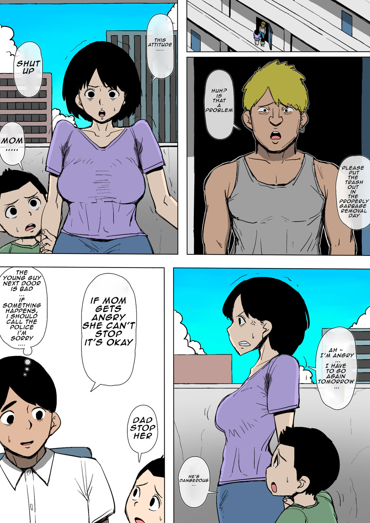 [同人昔話] お母さんがDQNに堕とされていた [英訳]