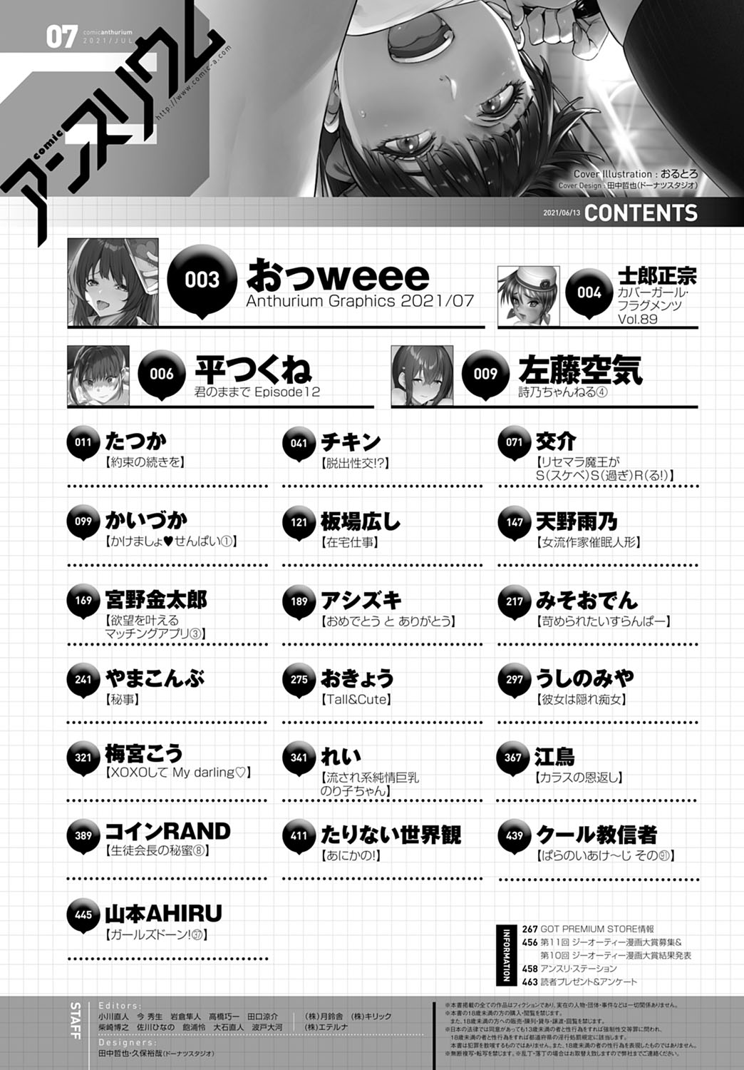 COMIC アンスリウム 2021年7月号 [DL版]