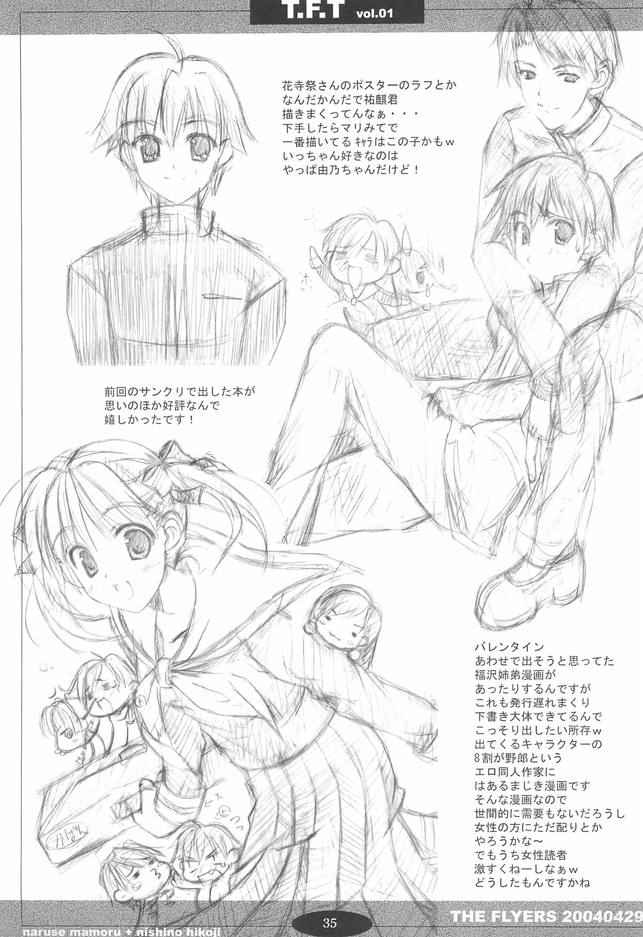 (Cレヴォ35) [THE FLYERS (成瀬守、西野彦二)] T.F.T (よろず)