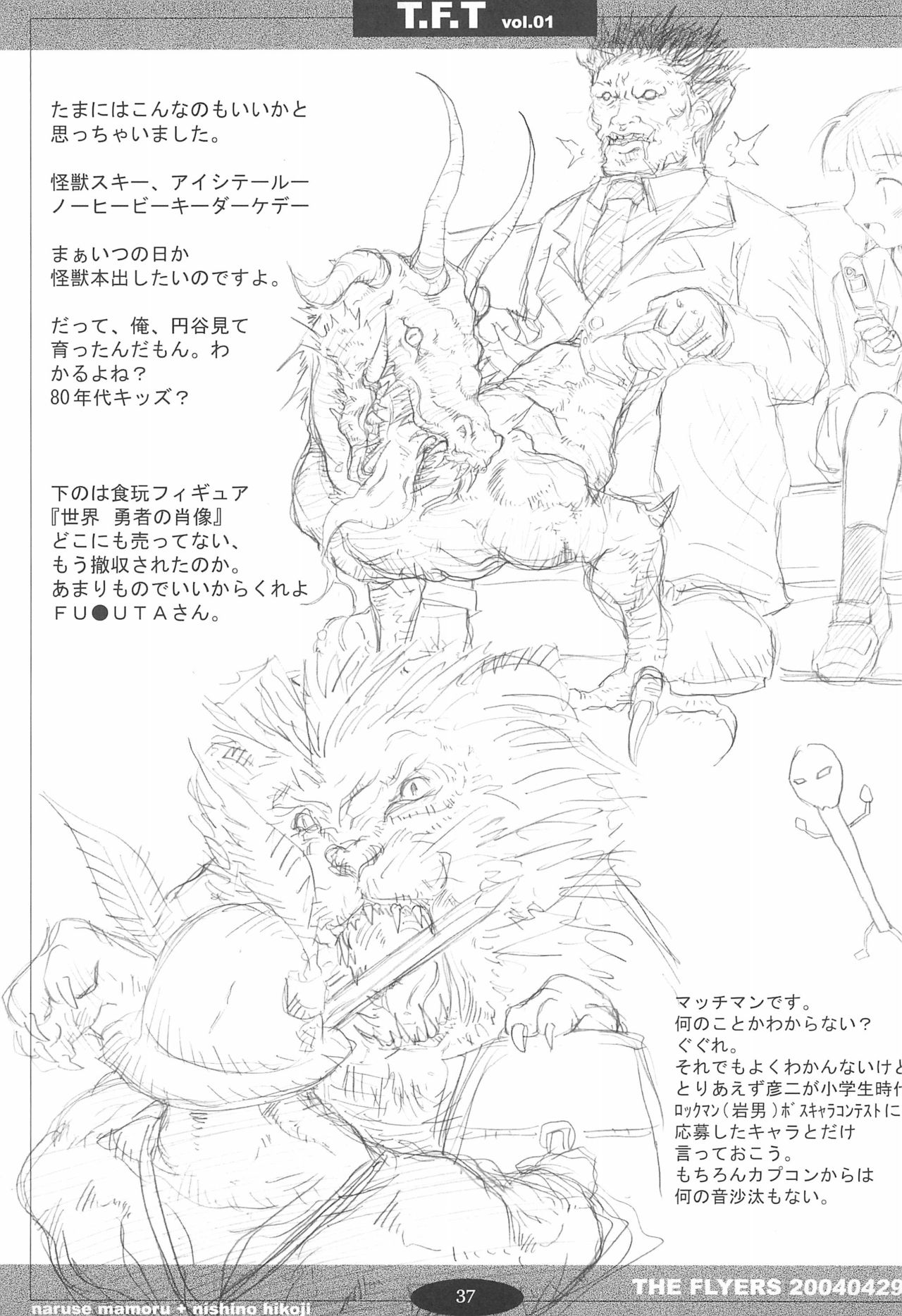 (Cレヴォ35) [THE FLYERS (成瀬守、西野彦二)] T.F.T (よろず)