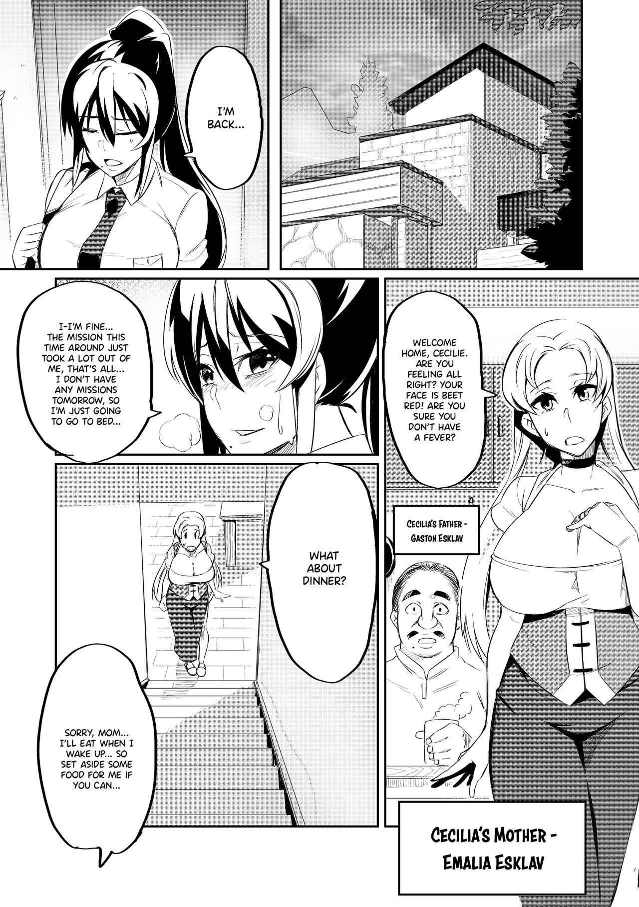 [波止場 茜] 討魔戦姫セシリア第1~4話 [英訳] [無修正]