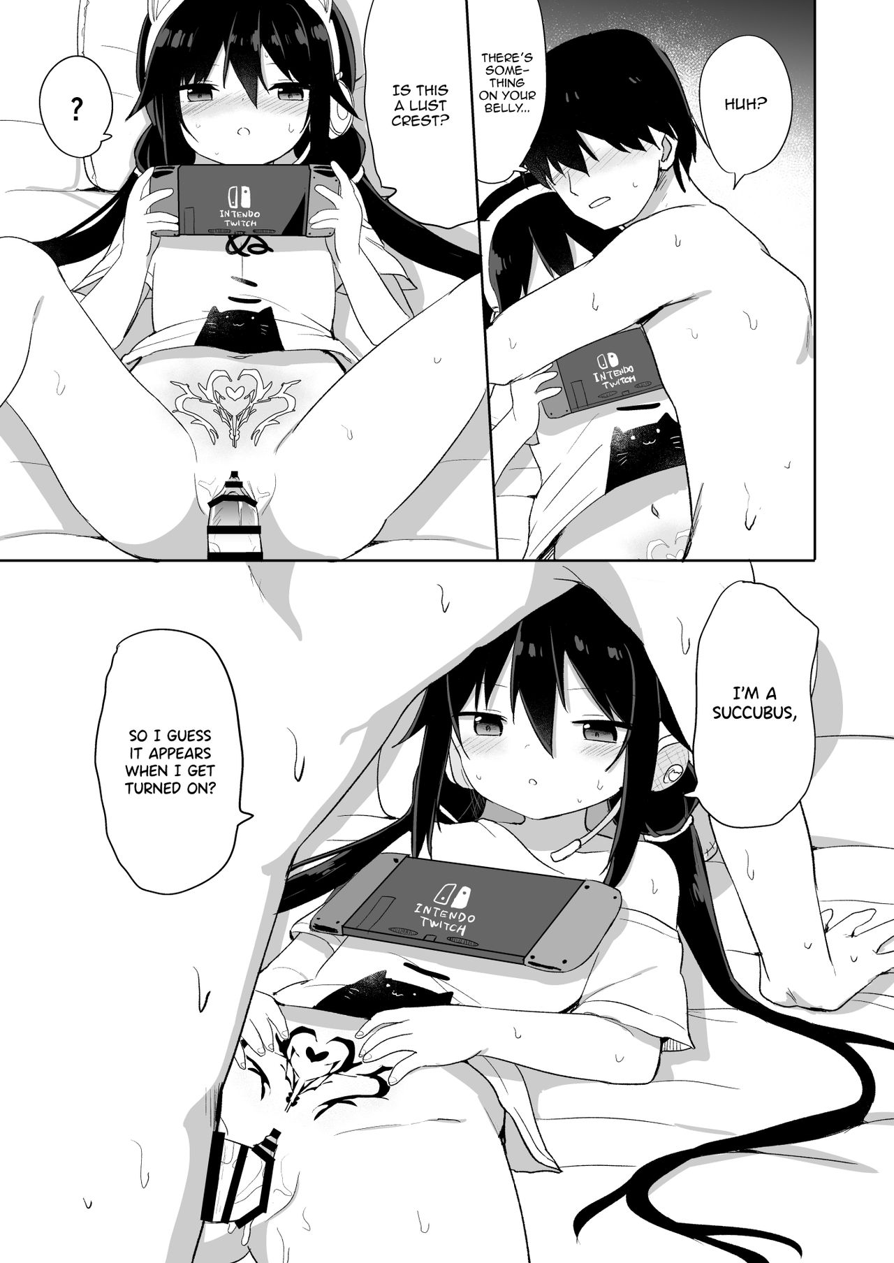 [Story Circle (隣)] ダウナー系ゲーマー弟が兄さん好き好き妹サキュバスになるまで [英訳] [DL版]