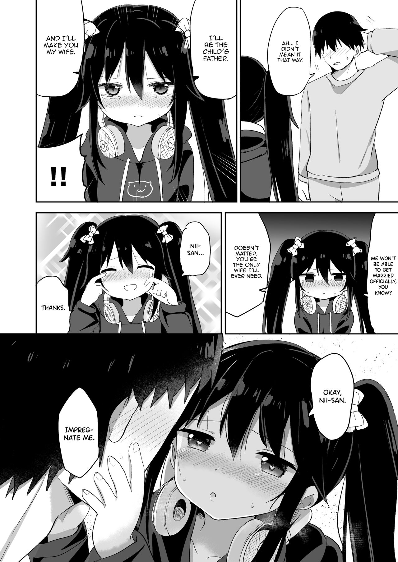 [Story Circle (隣)] ダウナー系ゲーマー弟が兄さん好き好き妹サキュバスになるまで [英訳] [DL版]