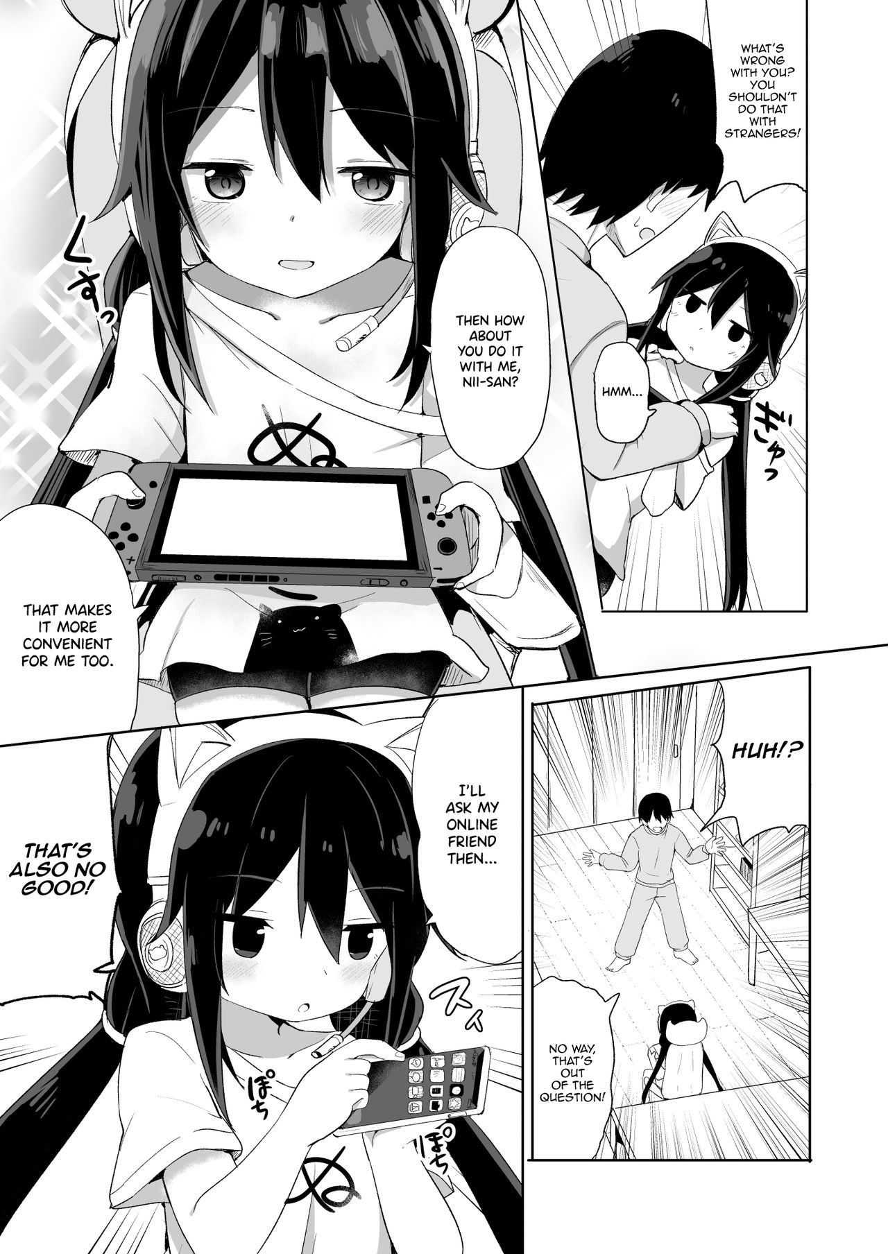 [Story Circle (隣)] ダウナー系ゲーマー弟が兄さん好き好き妹サキュバスになるまで [英訳] [DL版]