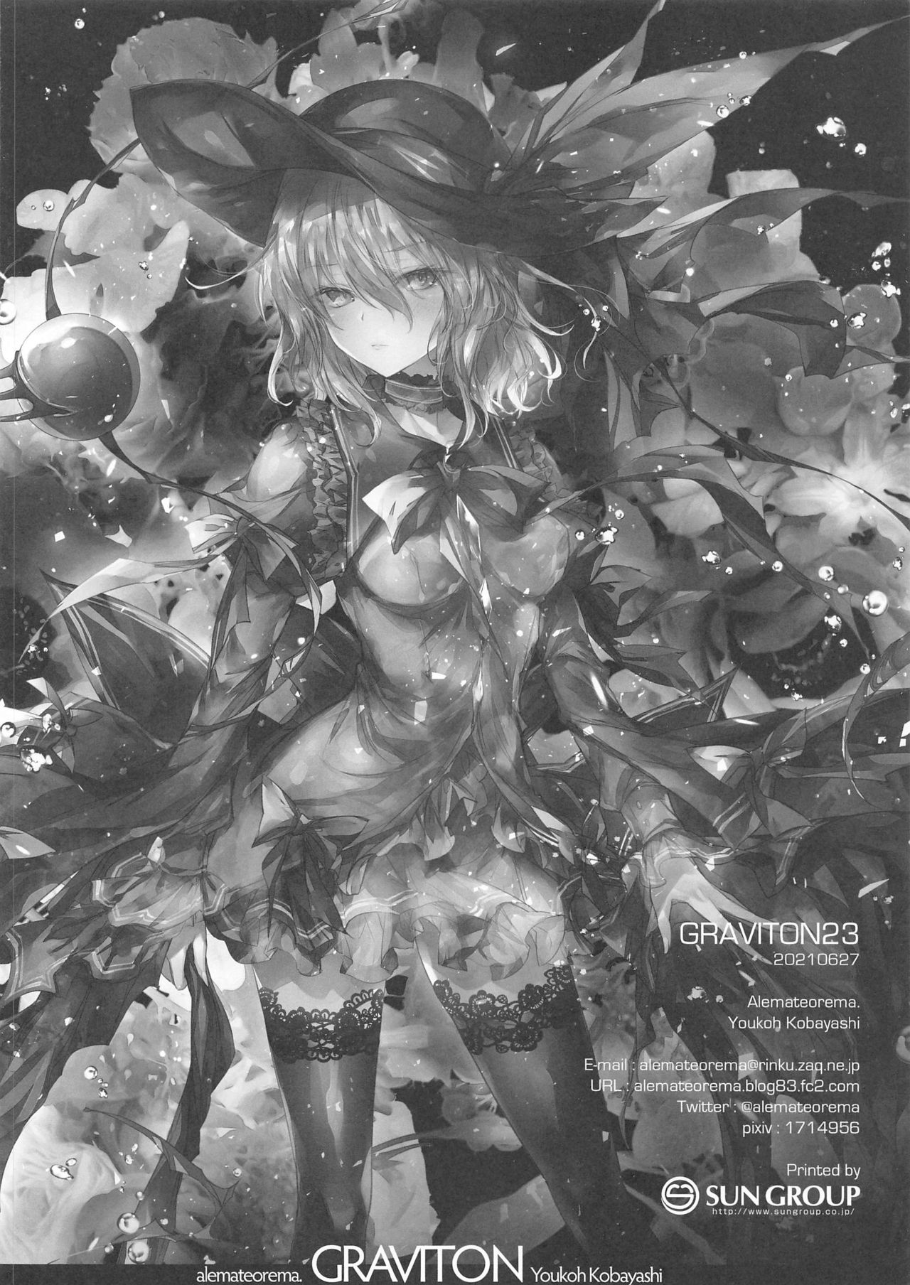 (MBFes TOKYO inプラザマーム6月) [アレマテオレマ (小林由高)] GRAVITON23 (東方Project)