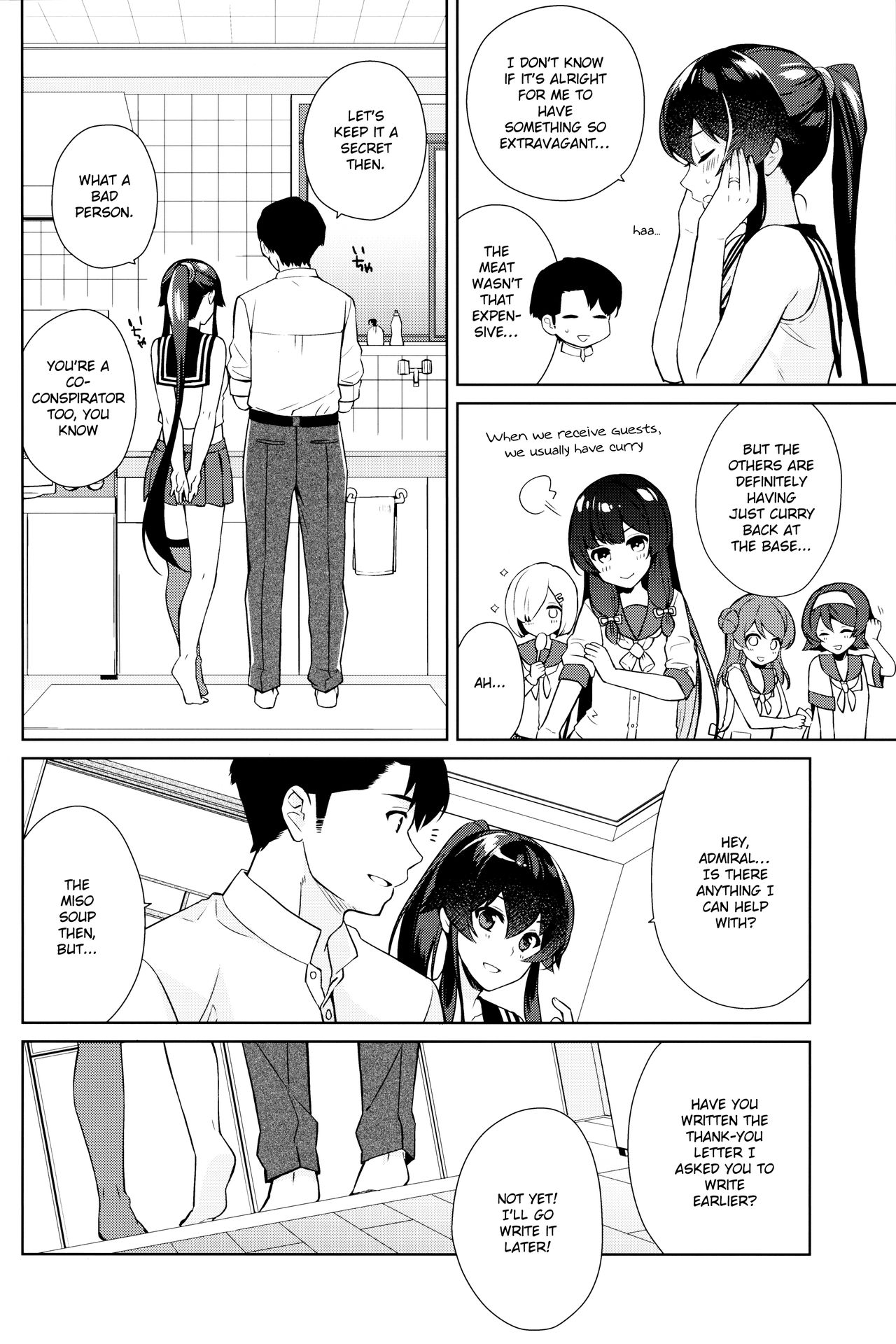 (C94) [Rosapersica (一ノ宮)] 軽巡矢矧は恋をした。下 (艦隊これくしょん -艦これ-) [英訳]
