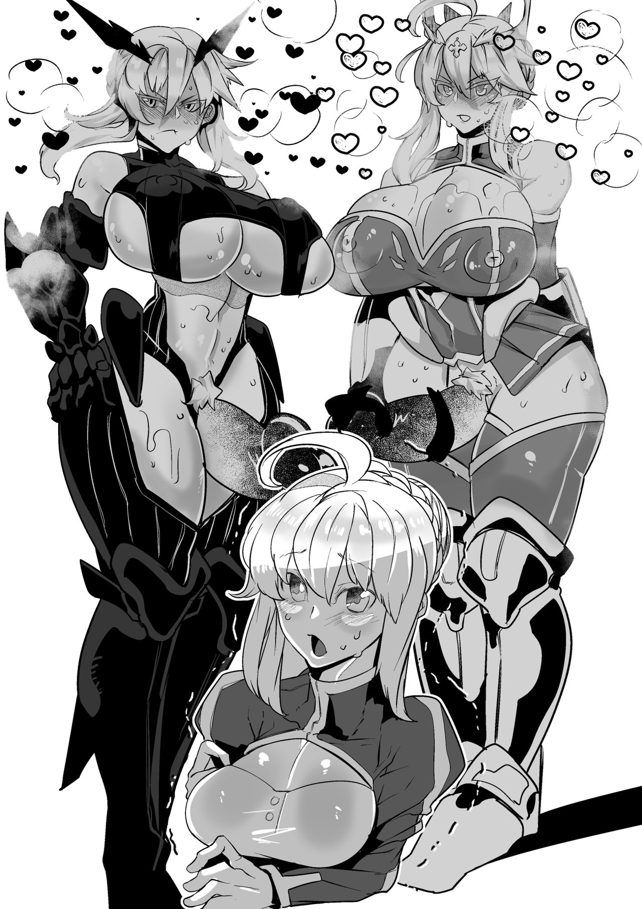 [Mr.way] アルトリアがアルトリアを犯すふたなりレズセックス (Fate/Grand Order)