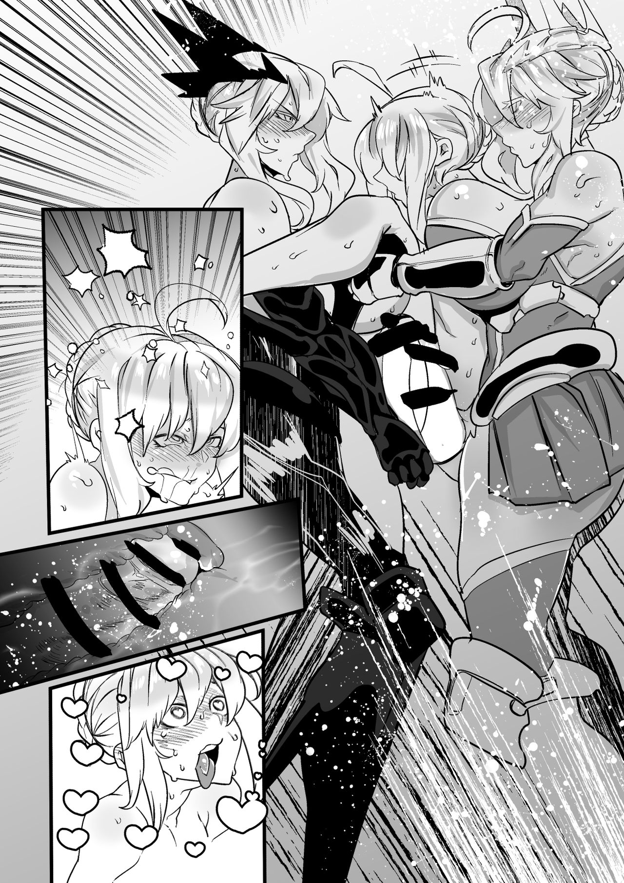 [Mr.way] アルトリアがアルトリアを犯すふたなりレズセックス (Fate/Grand Order) [中国翻訳]