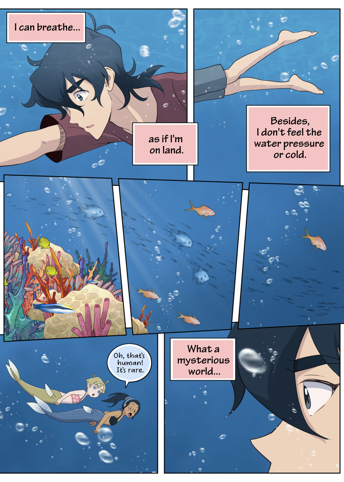 [halleseed] As Wet As a Merman (Voltron: Legendary Defender) [英語]