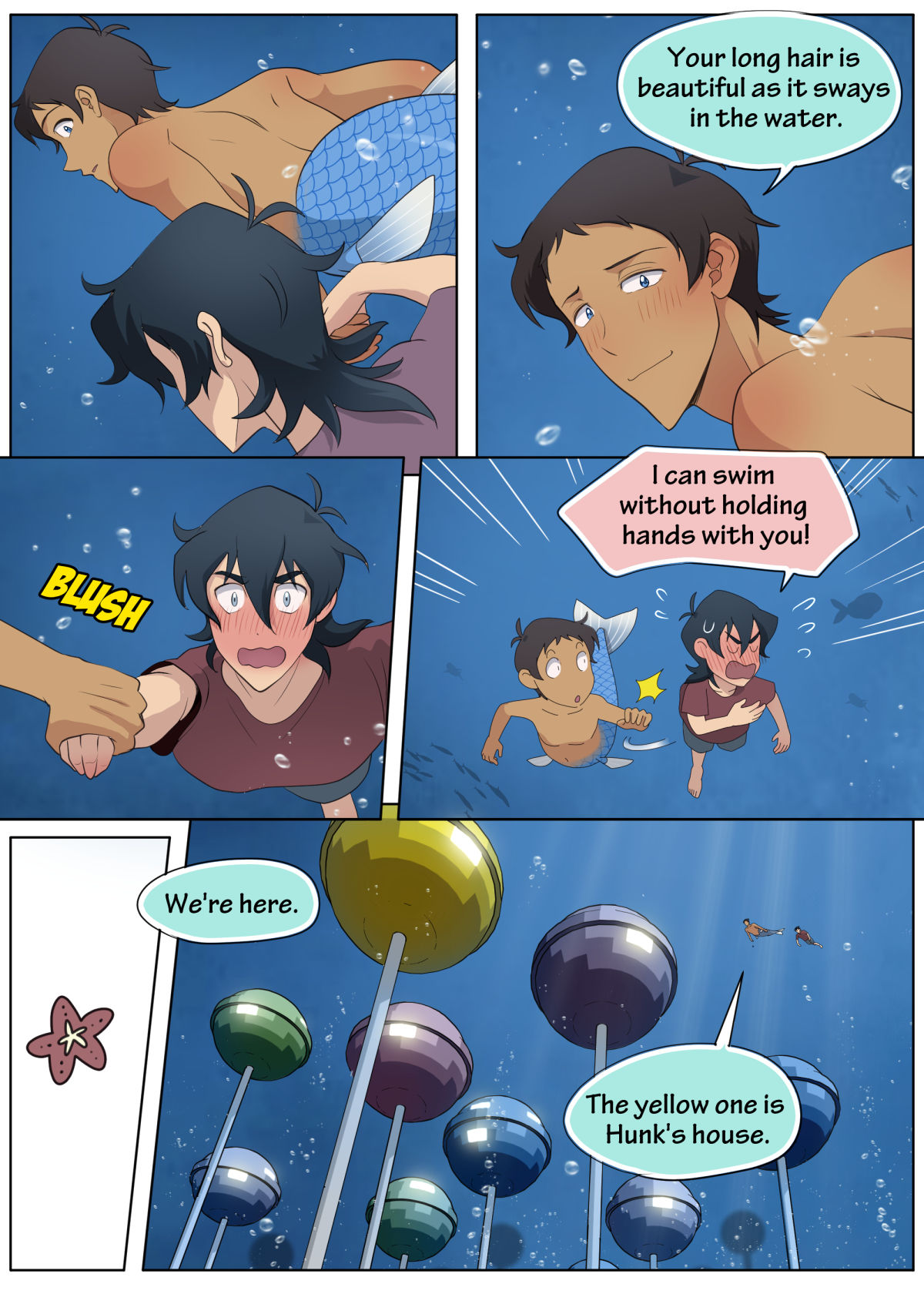 [halleseed] As Wet As a Merman (Voltron: Legendary Defender) [英語]