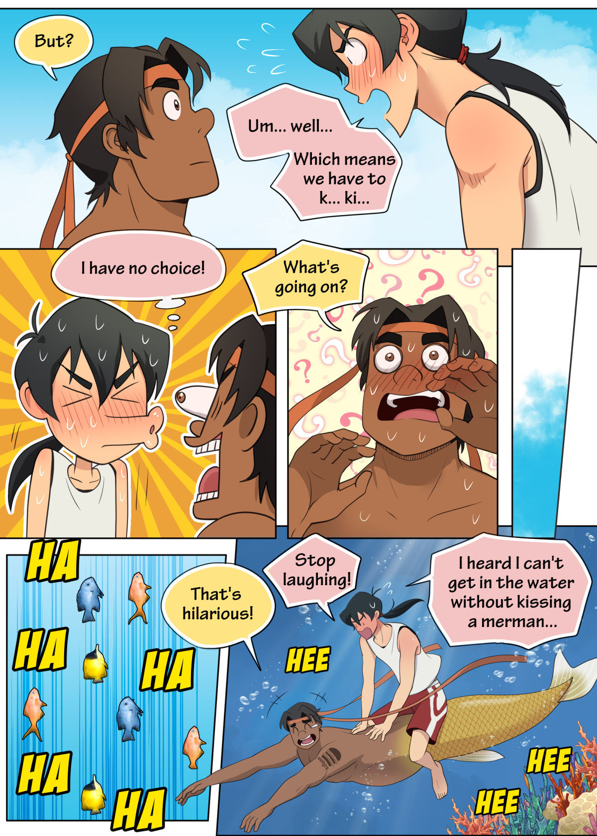 [halleseed] As Wet As a Merman (Voltron: Legendary Defender) [英語]