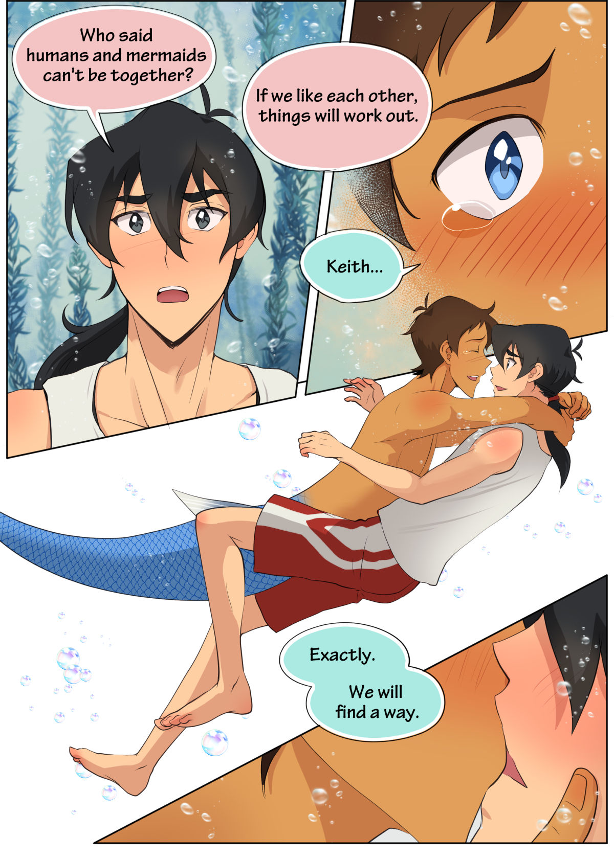 [halleseed] As Wet As a Merman (Voltron: Legendary Defender) [英語]