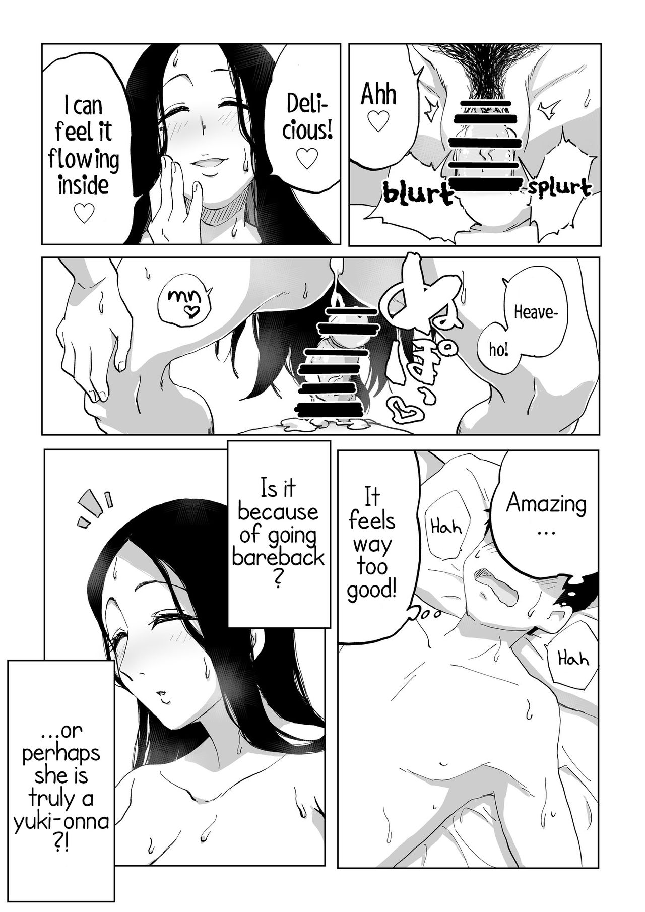 [かめきりん] 絶滅寸前雪女 [英訳]