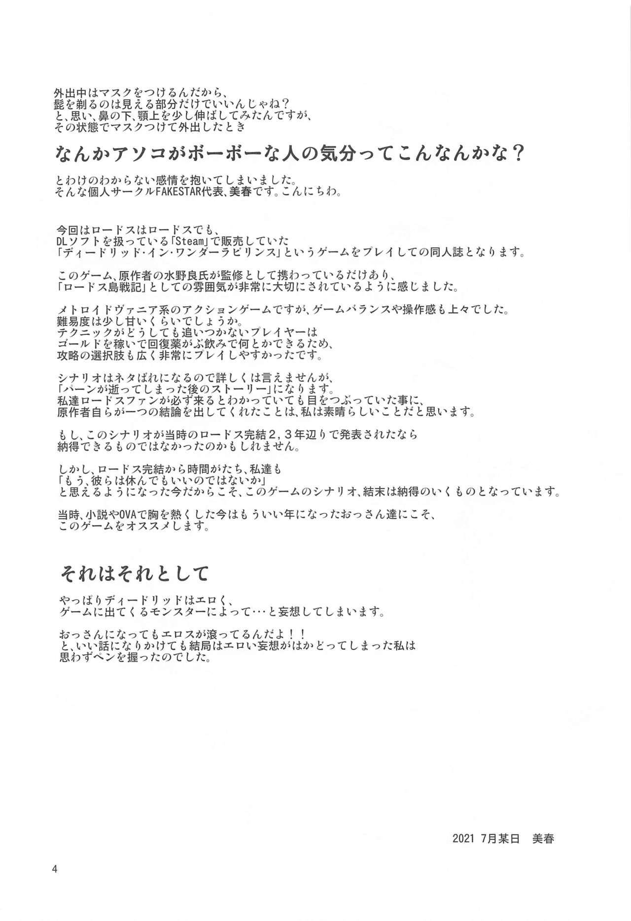 [FAKESTAR (美春)] WL (ロードス島戦記)