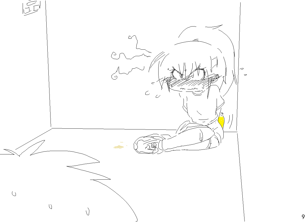 [青くらげ] おっしこ我慢 [中国翻訳]