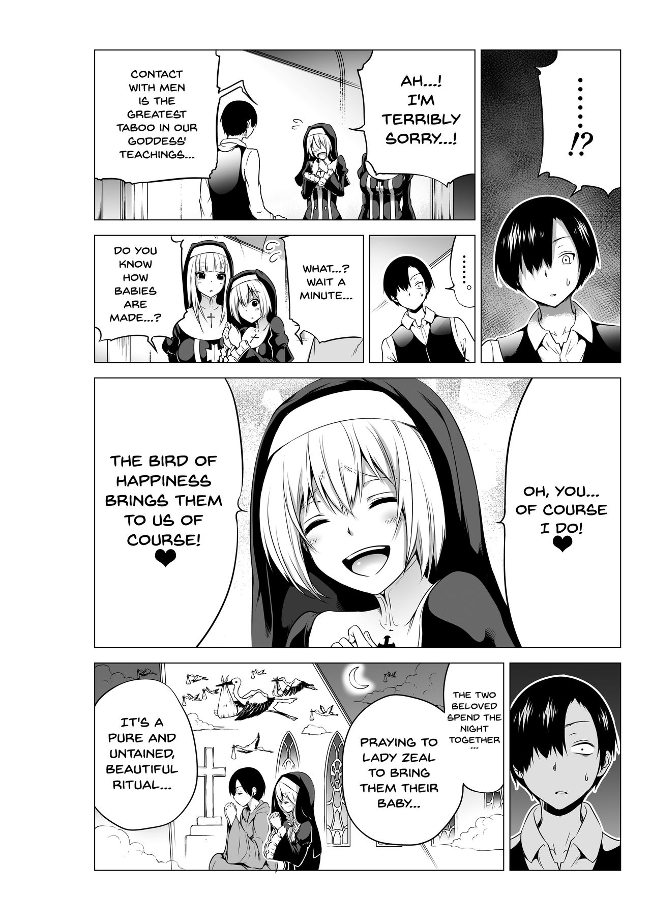 [赤月屋 (赤月みゅうと)] 異世界ハーレムパラダイス番外編～禁欲のシスターの国～ [英訳] [DL版]