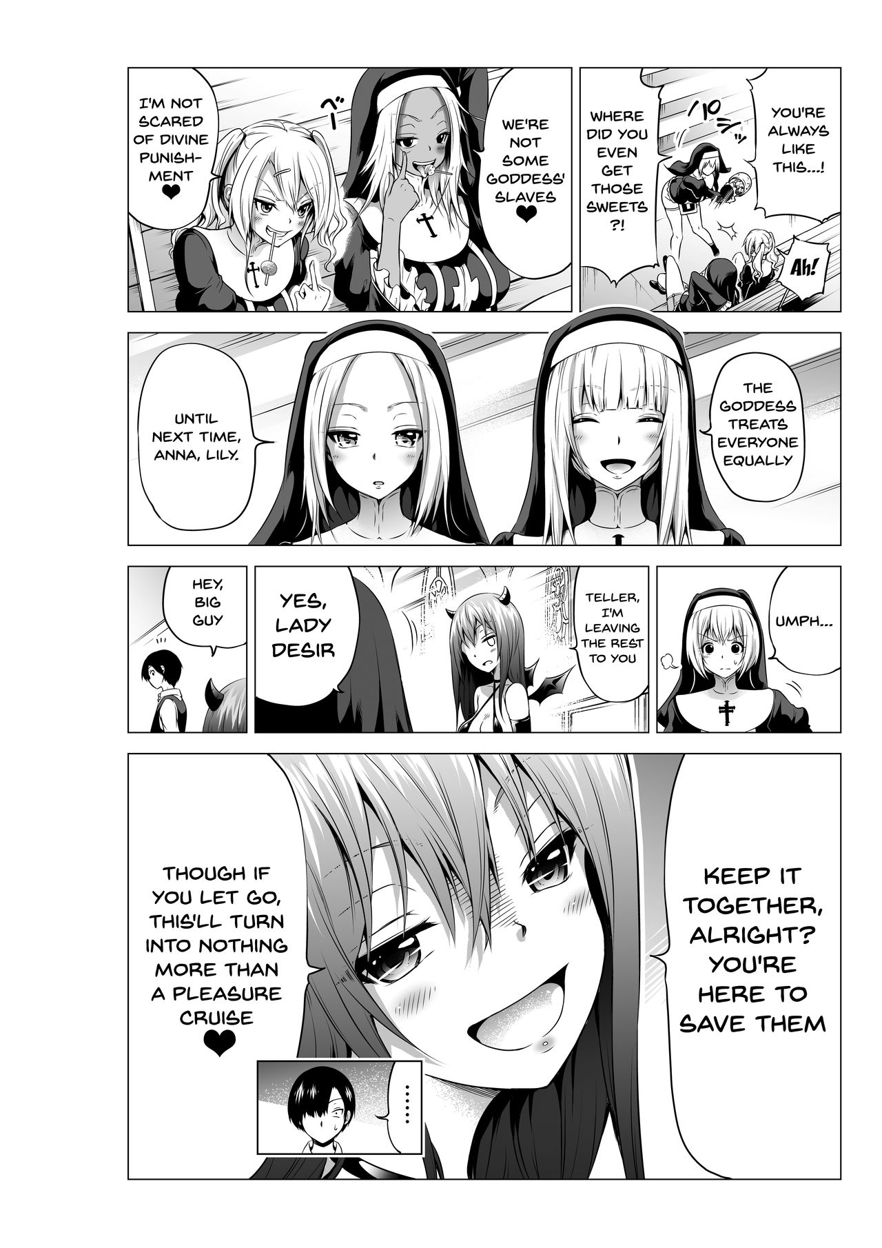 [赤月屋 (赤月みゅうと)] 異世界ハーレムパラダイス番外編～禁欲のシスターの国～ [英訳] [DL版]
