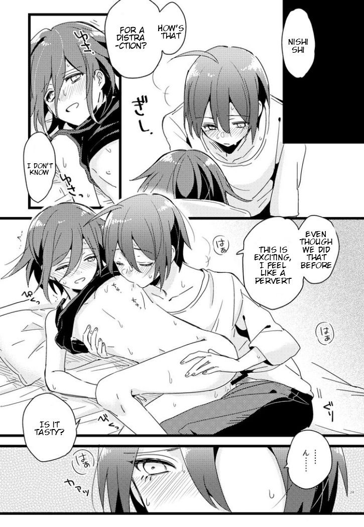 [36 (白亜)] 白い水槽と赤い金魚 (ニューダンガンロンパV3) [英訳] [DL版]