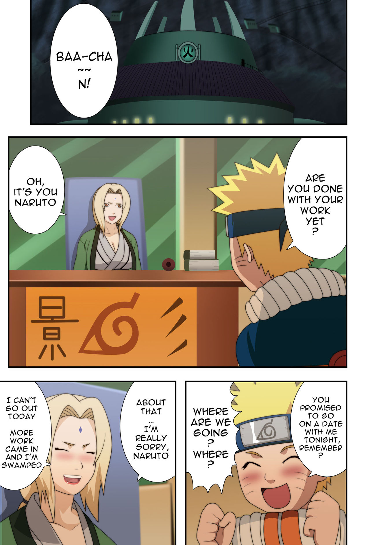 (C73) [NARUHO堂 (なるほど)] 巨乳の忍者 乳影 (NARUTO -ナルト-) [英訳] [カラー化] [無修正]