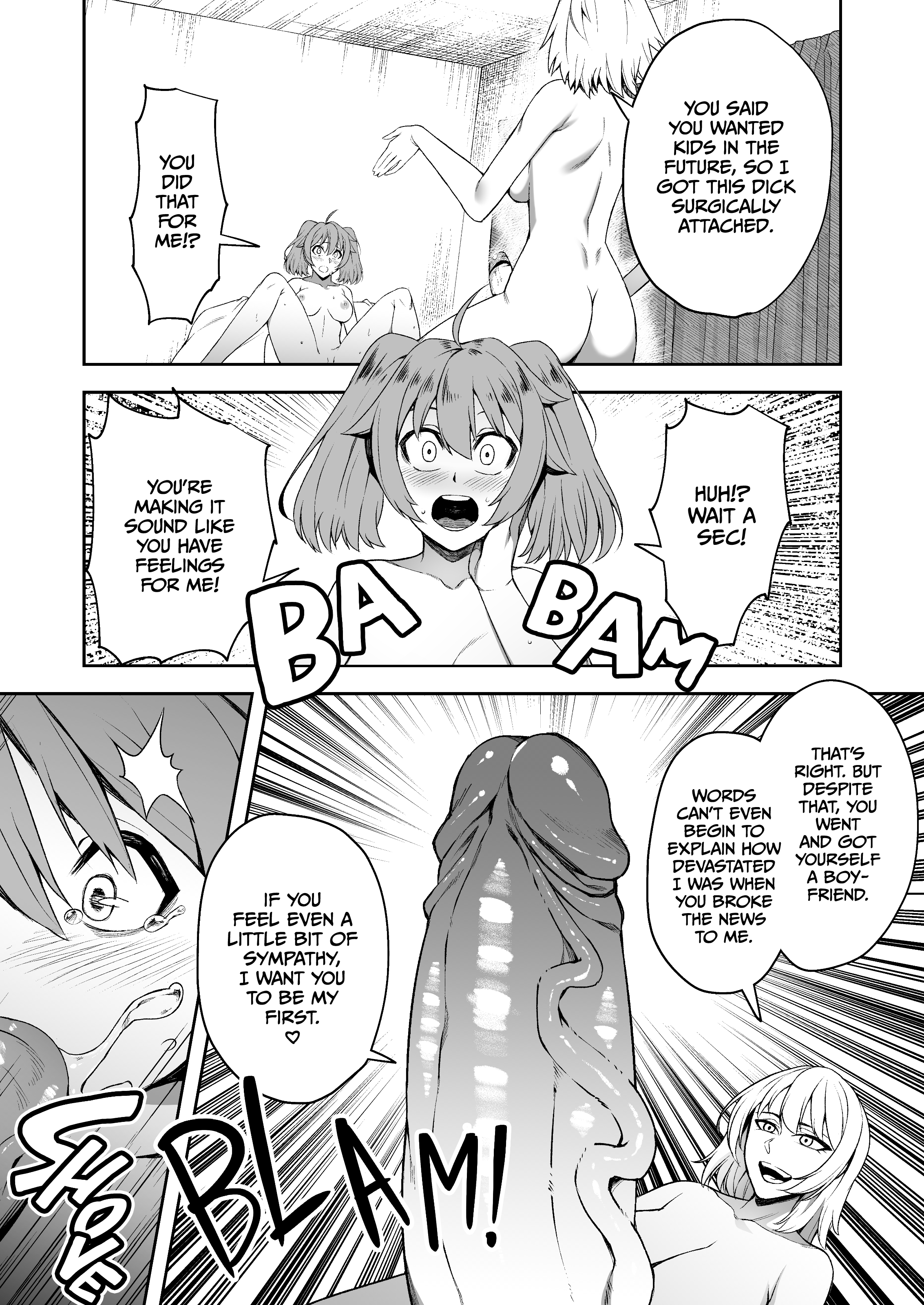 ふたなりチンポであなたのガールフレンドNTRed