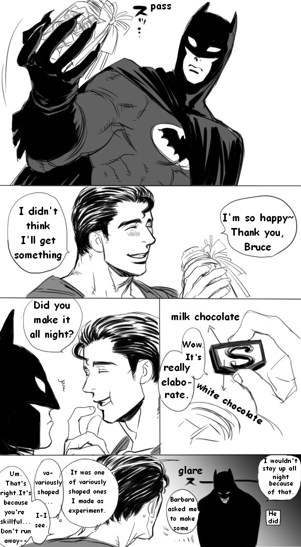 [内田カヲル] ぼーまんが (バットマン、スーパーマン) [English]