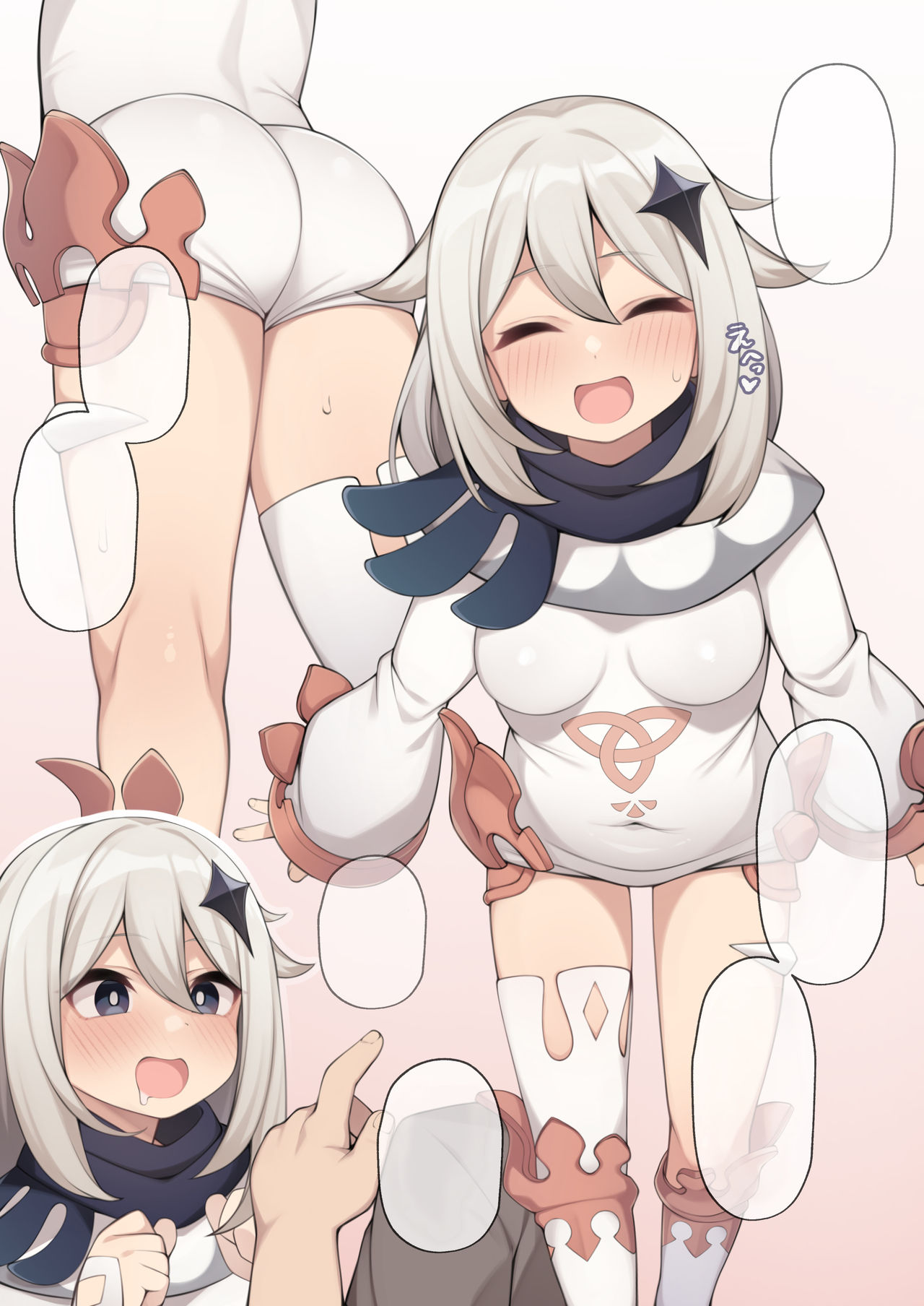 [Moo] パイモン(偽物)とデート(有料)する絵 (原神)[中国翻訳]