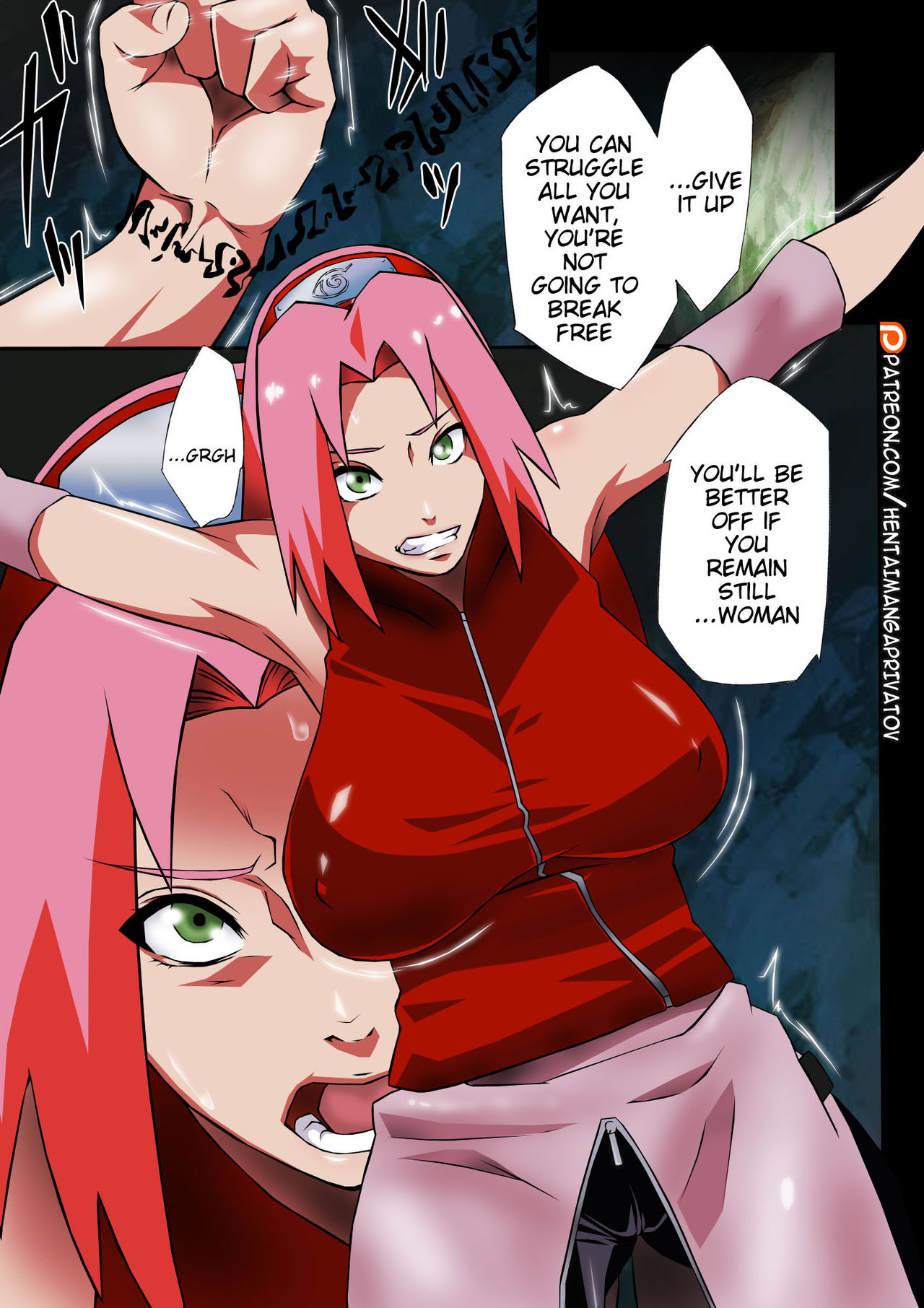 (COMIC1☆8) [からきし傭兵団 真雅 (砂原渉)] 仙人掌忍道-異聞- (NARUTO -ナルト-) [英訳] [カラー化] [無修正]