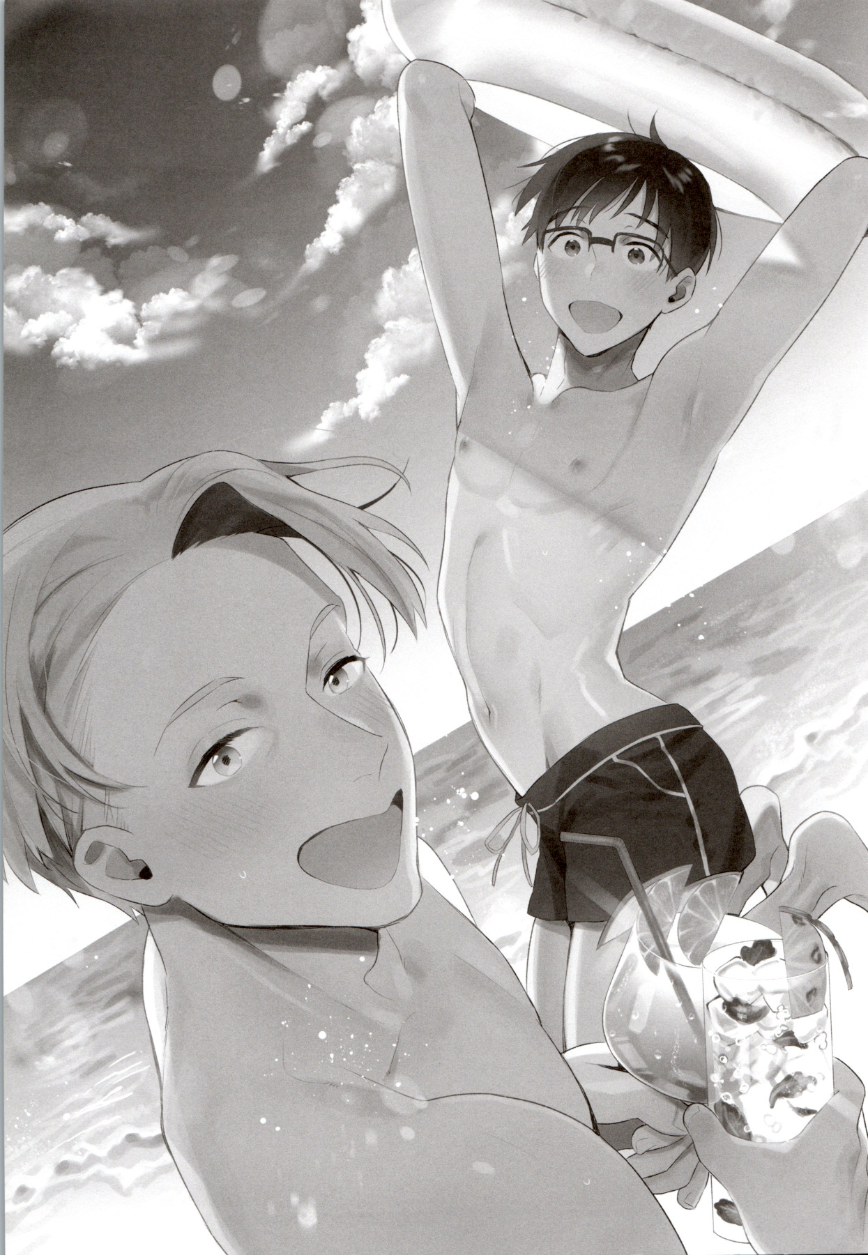 (C94) [恋の断面図 (色糸)] GIRAGIRA Summer Vacation (ユーリ!!! on ICE)
