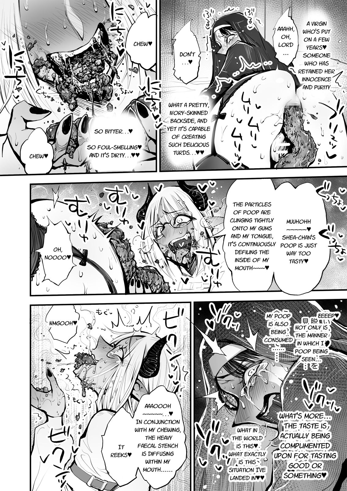 [ルシウム23日] 便秘のシスターとふたなりのお医者さん [英訳]