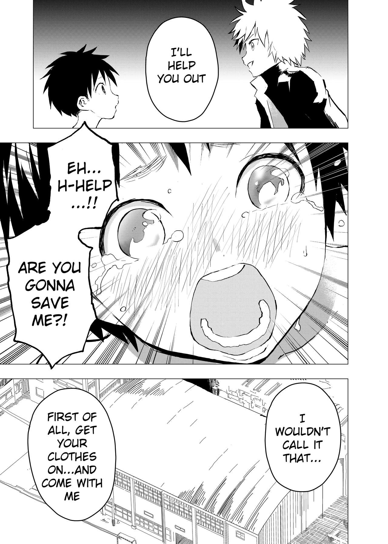 [ショタ漫画屋さん (orukoa)] 居場所がないので神待ちしてみた捨てられた少年のエロマンガ 第5話 [英訳] [DL版]