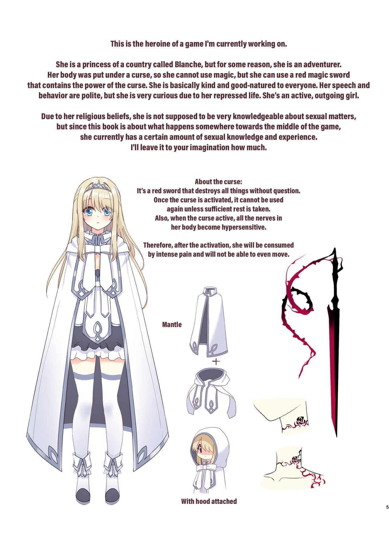 [矢印キー (星名めいと)] 呪いの指輪でゲームオーバー + おまけCG [英訳]