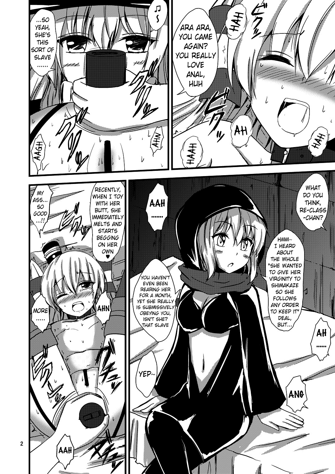 [あいいろさくら (相川りょう)] 空母ヲ級ちゃんの天津風百合奴隷調教～羞恥3P調教編～ (艦隊これくしょん -艦これ-) [英訳] [DL版]