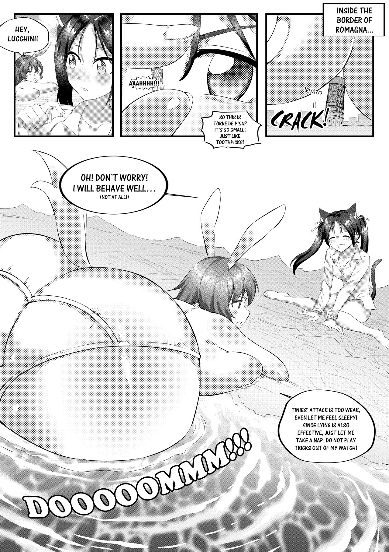 [亭風酒寺御] Airstrike!!! (ストライクウィッチーズ) [英語] [無修正]