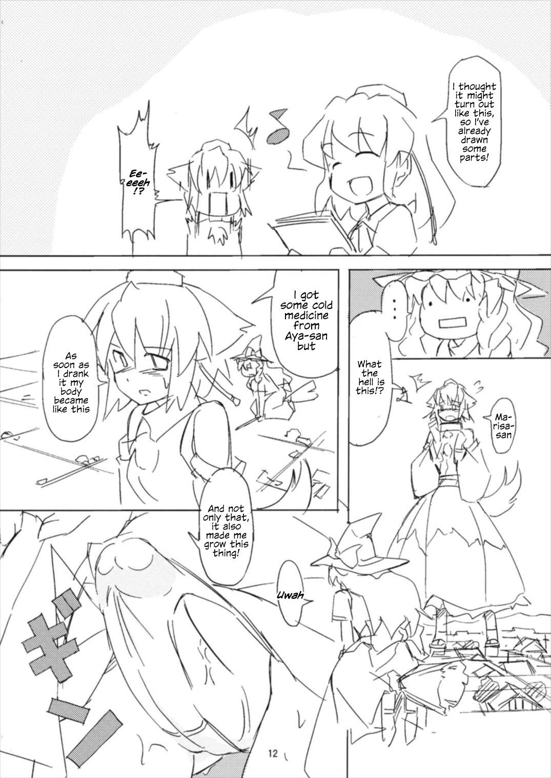 (例大祭14) [TEDDY-PLAZA (瀬尾辰也)] 射命丸教授の比率的愛情 (東方Project) [英訳]