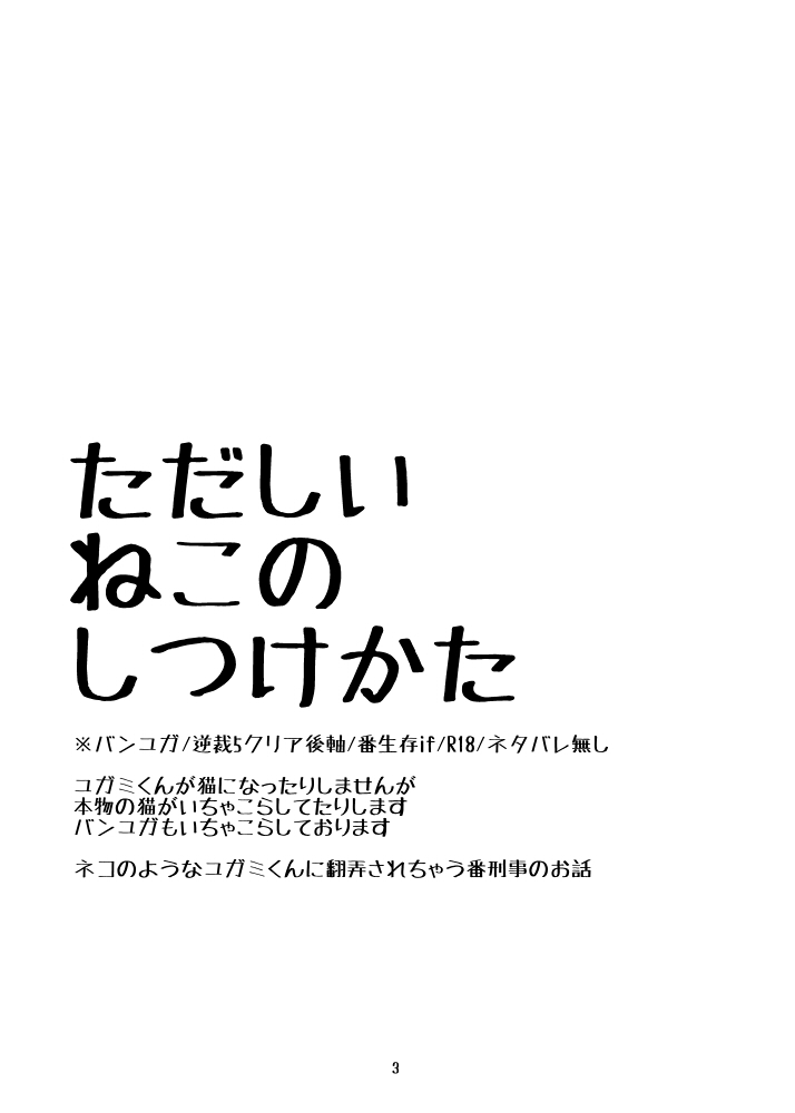 [ONE BY ONE (るいか)] ただしいねこのしつけかた (逆転裁判) [DL版]