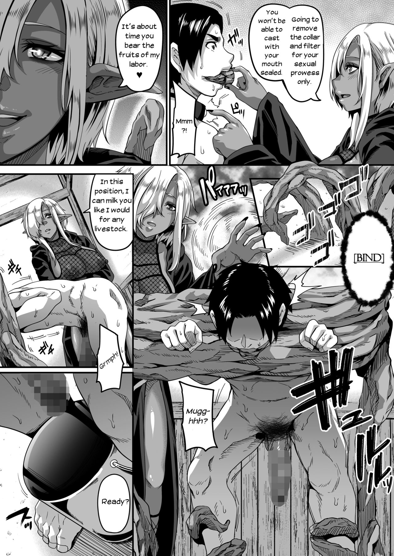 [ブッパスタジオ (一弘)] 異世界転生してヤリチン勇者になった俺が、痴魔女エルフに搾精されまくった話 [英訳]