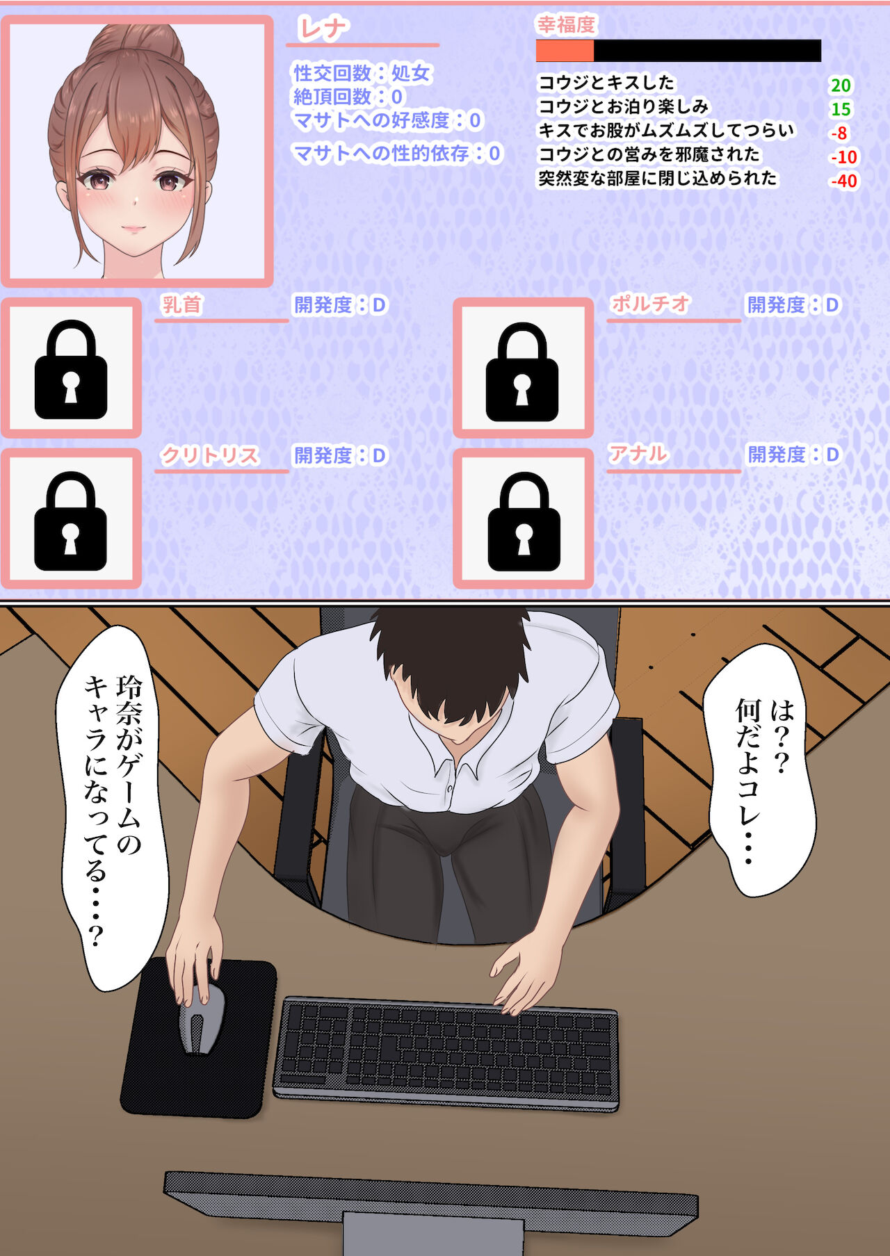 [サンバルキン] 僕の彼女が兄貴と、セックスしないと出れない部屋に閉じ込められた