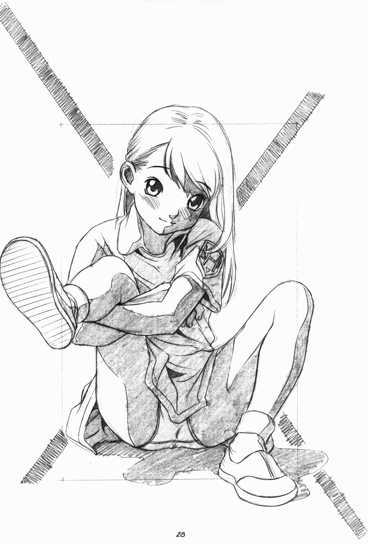 [モモンガ倶楽部 (林原ひかり)] らくがきッズ 6 ～おりじなる少女鉛筆原画集～