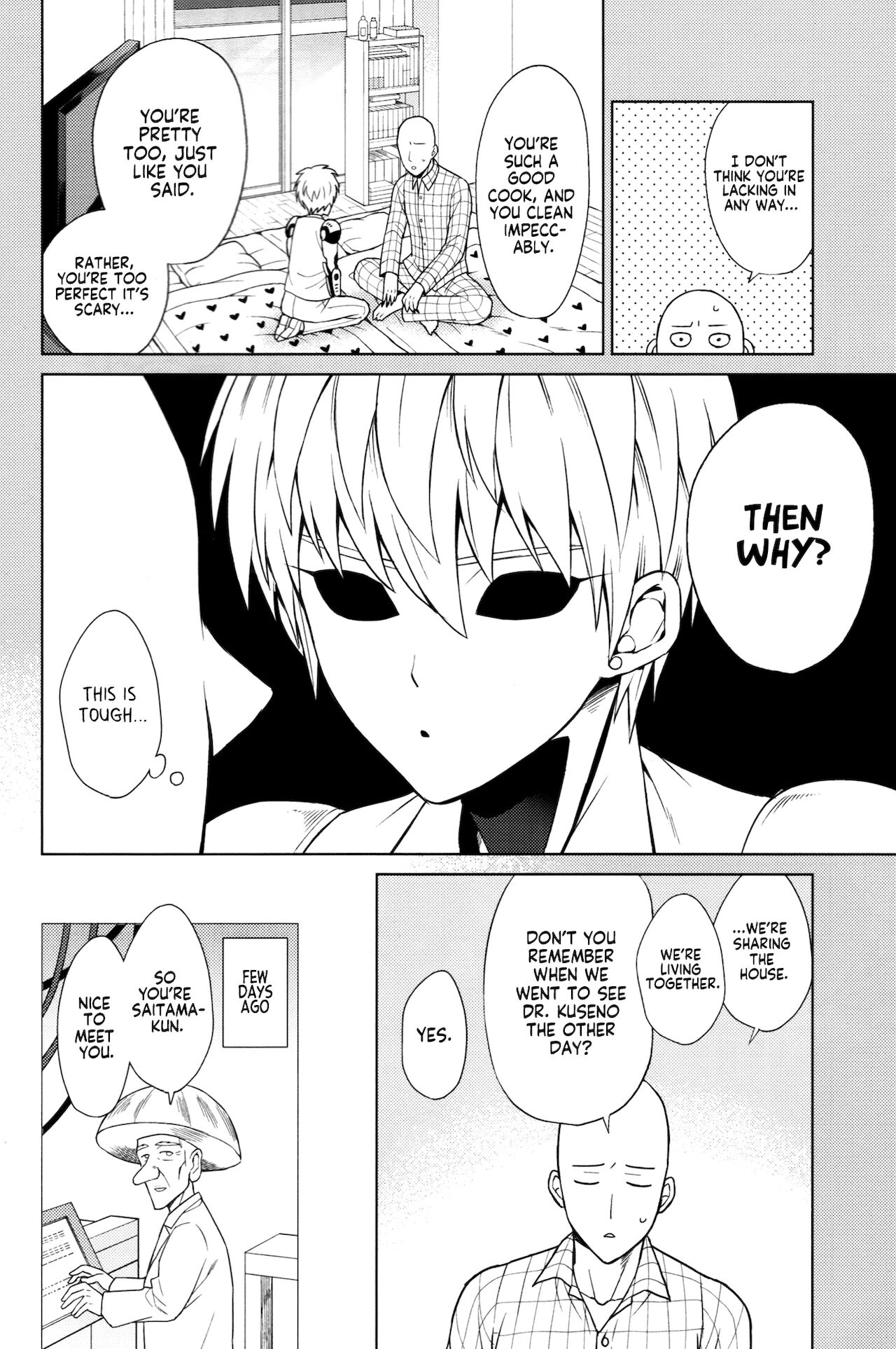 (ONE→HUNDRED 5) [TK-Brand (凪まゆこ)] うちの弟子♀(19)が嫁すぎて生きるのがツライ (ワンパンマン) [英訳]