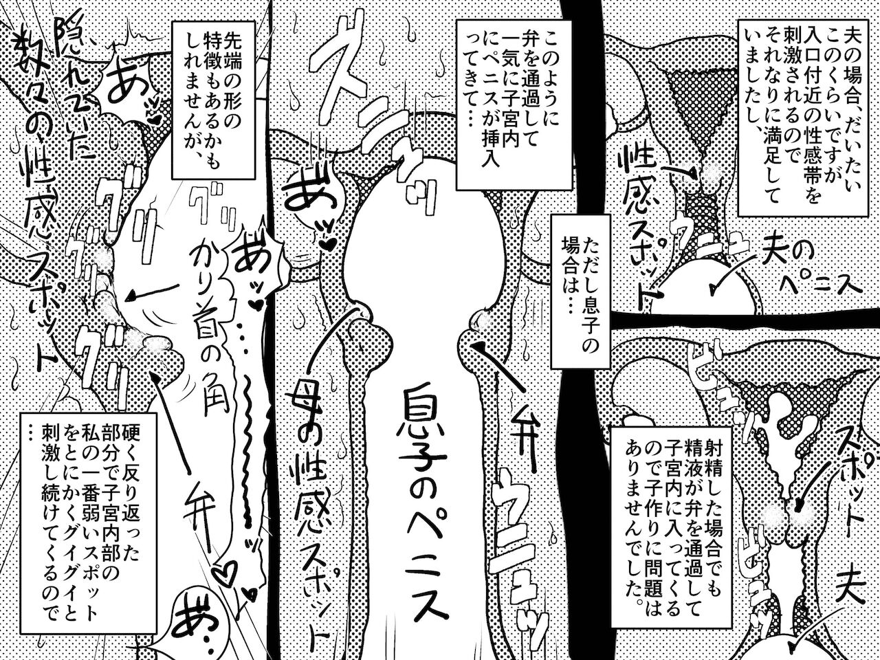 [JUNKセンター亀横ビル] ヤリたい盛りの息子と多淫症のお母さんとの性生活の日常の話。