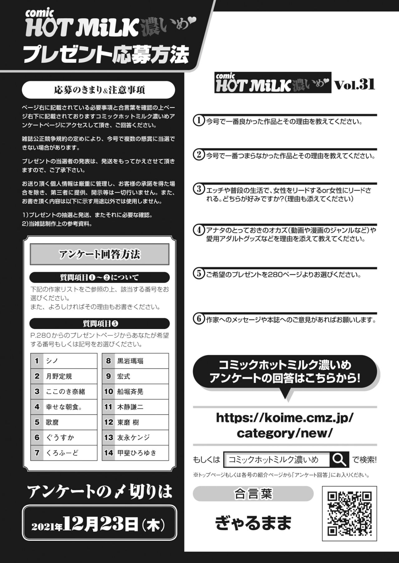 コミックホットミルク濃いめ vol.31 [DL版]