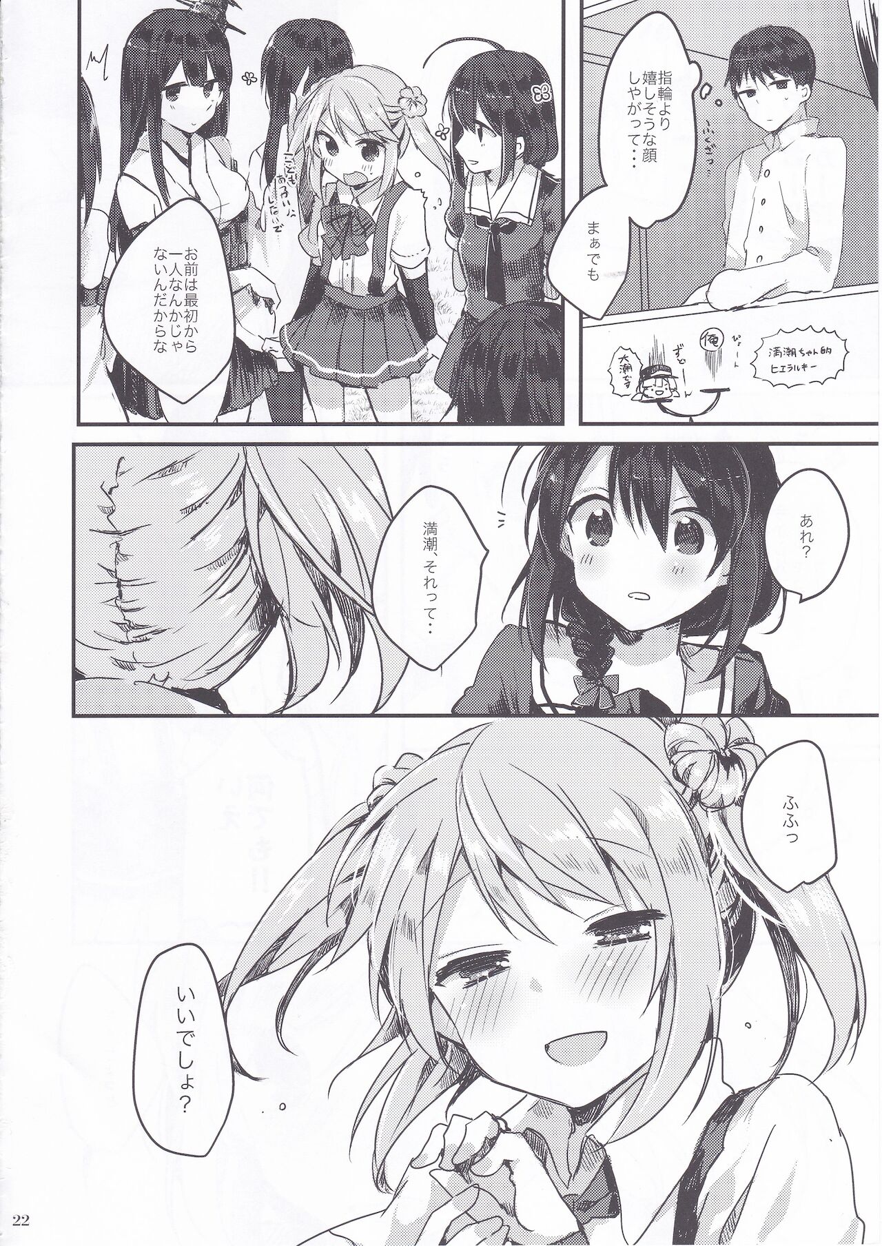 [田屋沼屋 (たぬま)] 満潮ちゃんは素直になれない (艦隊これくしょん -艦これ-)