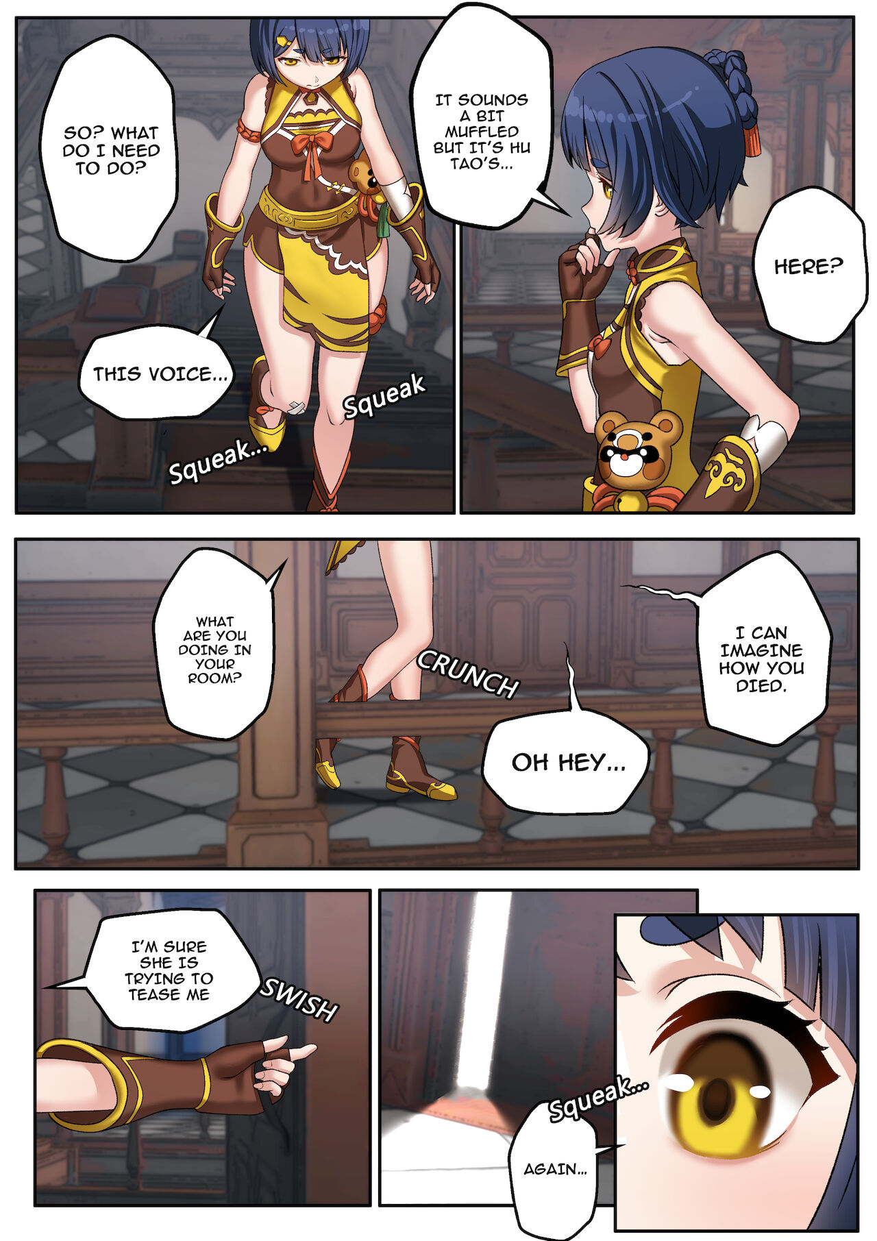 [MoMoKo] 彼女たちの除霊方法 (原神) [英語]