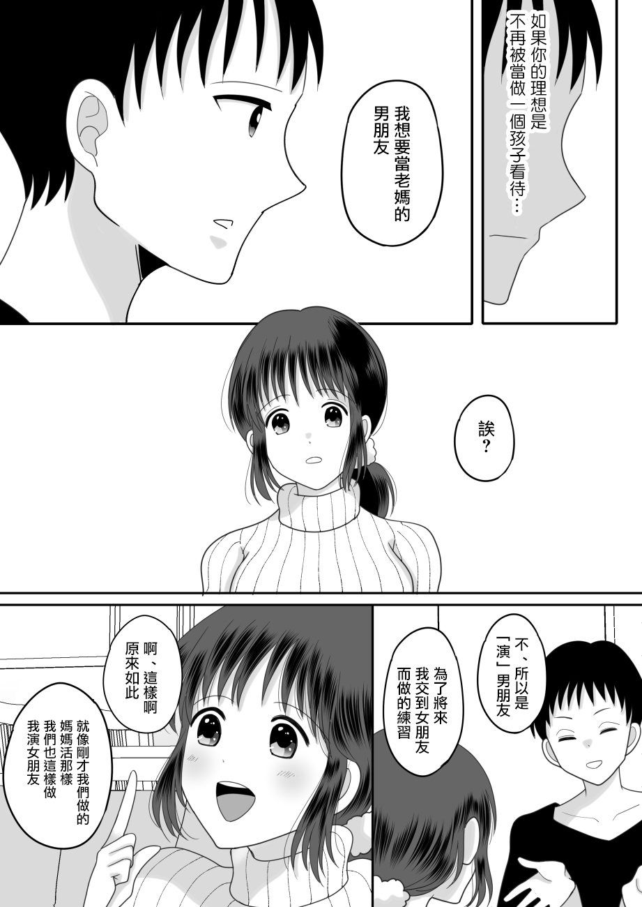 [にゃんどろ星] 僕と母さんのままごと [中国翻訳]