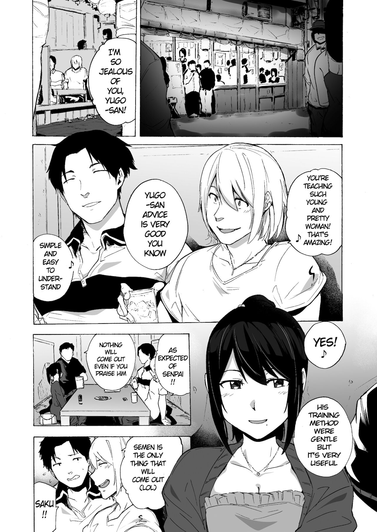[HIDARIkiki (傷希レイ)] 夫公認セックスアドバイザーにハマった結果・中編 [英訳]