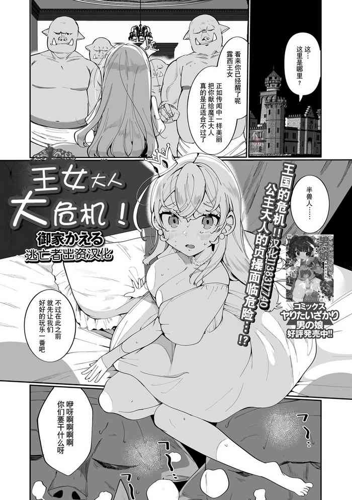 [御家かえる] 王女さま大ピンチ! (異世界娘との交接) [中国翻訳] [DL版]