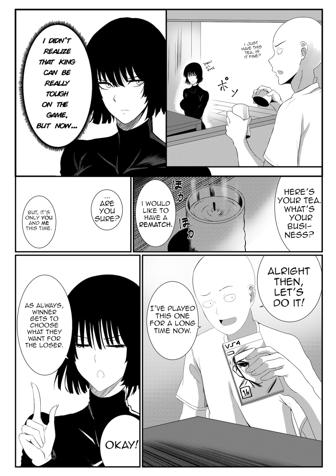 (COMIFURO 13) [Jualan Demi Modal Gacha (Deroo)] ワンスラストマン (ワンパンマン) [英訳][hiromasajun]