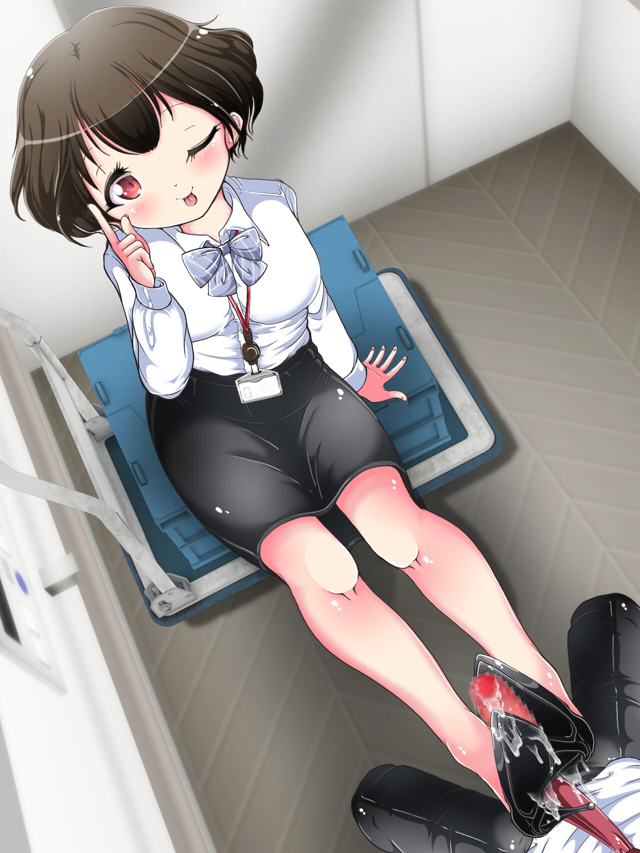 [オネアシ]制服OLに踏まれちゃうっ リコ先輩は足コキ上手